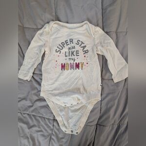 GAP Cream 'Super Star' Kids Bodysuit